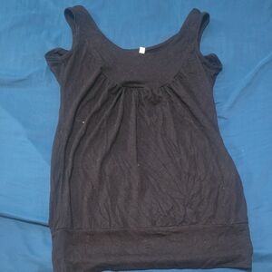 Black Sleeveless Women's Top
